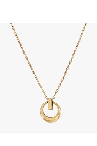 Colar Eucalyptus - Banhado a ouro amarelo