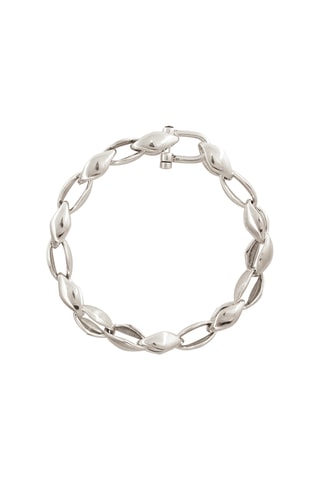 Colar Camelia - Banhado a prata