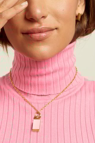 Colar Camelia - Banhado a ouro amarelo