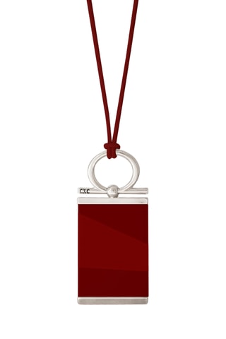 Colar Camelia - Banhado a prata