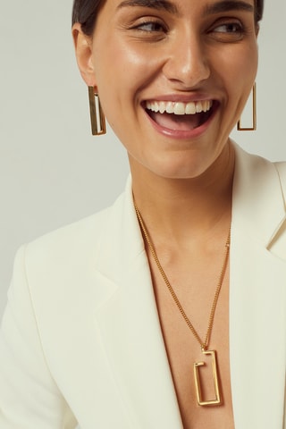 Colar Laurel - Banhado a ouro amarelo