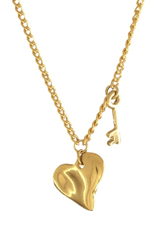 Colar Ambar - Banhado a ouro amarelo