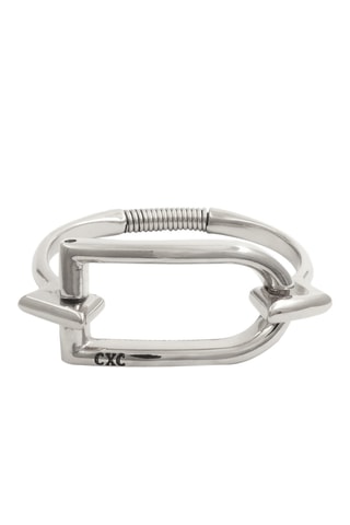 Pulseira rígida Siroco - Banhado a prata