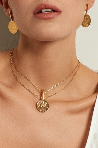 Colar banhado a ouro amarelo Magnolia