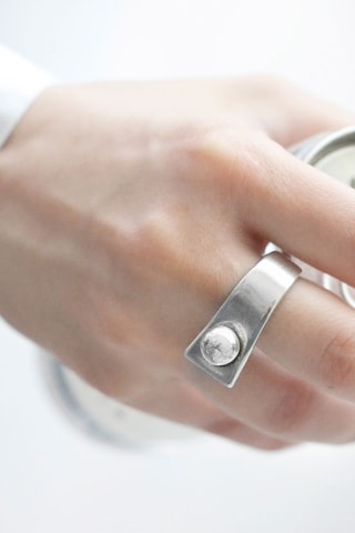 Anel Fenix - Banhado a prata