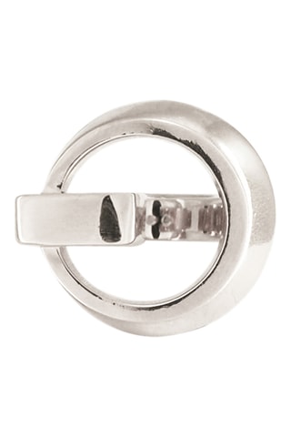 Anel Eucalyptus - Banhado a prata