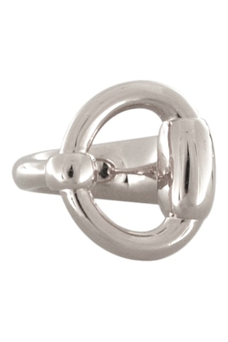 Anel Laurel - Banhado a prata