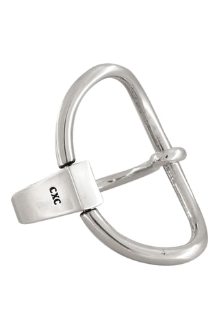 Jonc Camelia - Plaqué argent 