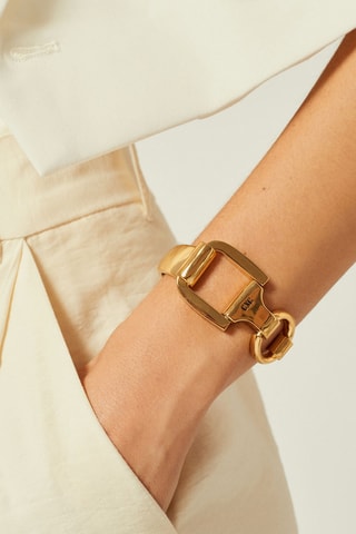 Pulseira rígida Vainilla - Banhado a ouro amarelo