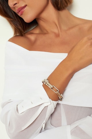 Pulseira Laurel - Banhado a prata