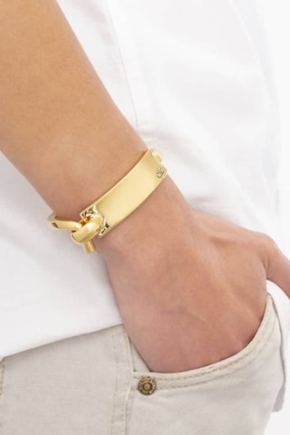 Pulseira rígida Omega - Banhado a ouro amarelo