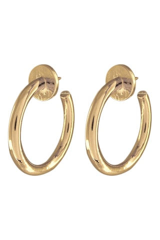 Argolas Siroco - Banhado a ouro amarelo