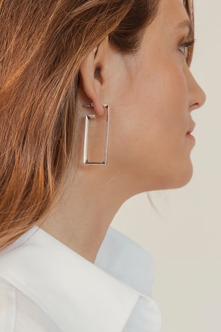 Brincos Eucalyptus - Banhado a prata