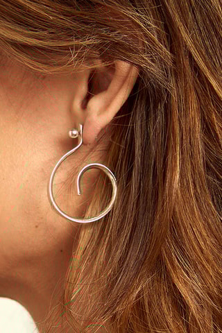 Brincos Eucalyptus - Banhado a prata