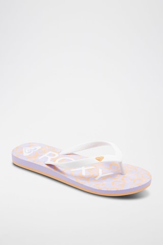 Tongs Blanc et violet