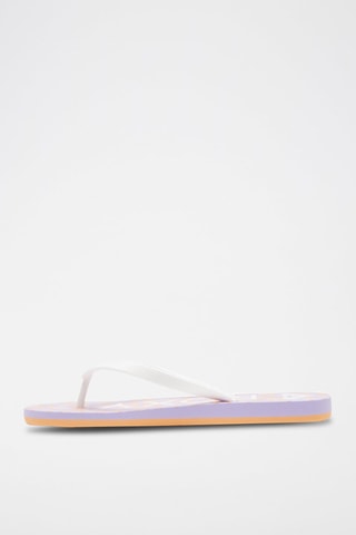 Tongs Blanc et violet