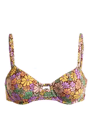 Haut de maillot push-up All About Sol - Marron - Roxy