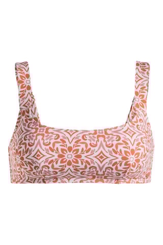 Haut de maillot push-up - Blanc et orange - Roxy