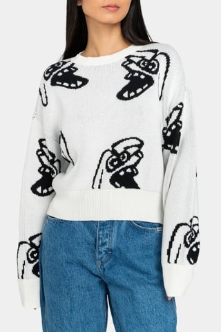 Biologisch Katoenen Trui - Wit - Element