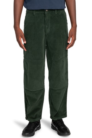Pantalon en velours - Vert foncé - Element