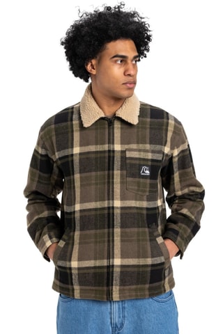 Veste en coton biologique - Marron - Quiksilver