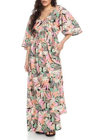 Robe longue - Noir et blanc - Roxy