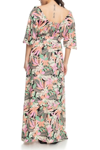 Robe longue - Noir et blanc - Roxy