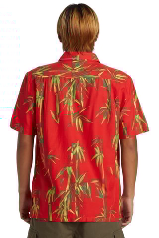 Biologisch Katoenen Overhemd Regular Fit - Rood