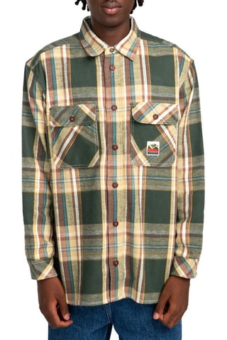 Biologisch Katoenen Blouse Relaxed Fit Element - Groen