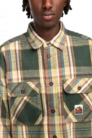 Biologisch Katoenen Blouse Relaxed Fit Element - Groen