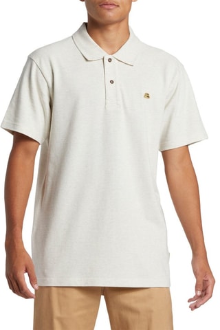 Polo regular en coton biologique - Beige - Quiksilver