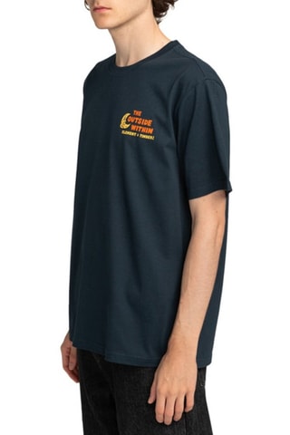 Biologisch Katoenen T-shirt Regular Fit Element - Marineblauw