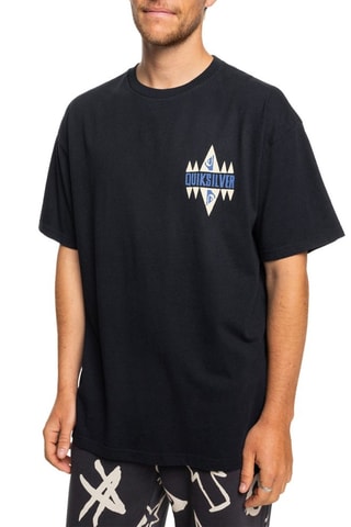 T-shirt oversize en coton biologique - Noir - Quiksilver