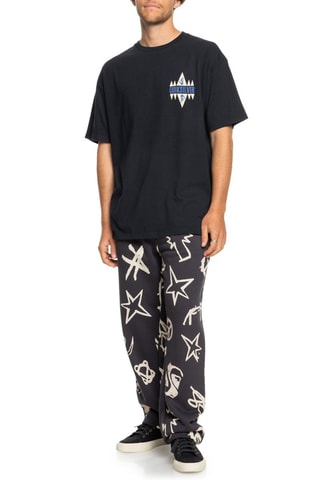 T-shirt oversize en coton biologique - Noir - Quiksilver