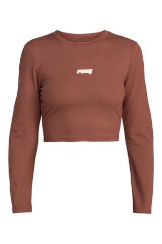 Kort Trainingsshirt Active - Bruin - Roxy 