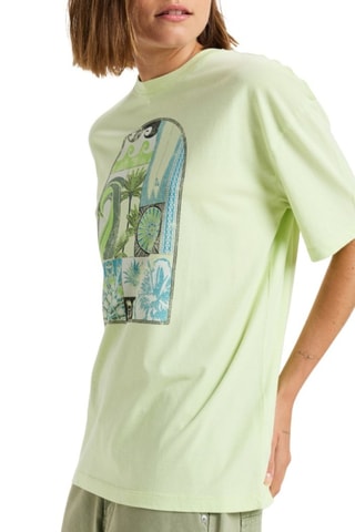 Biologisch Katoenen T-shirt relaxed - Groen - Roxy