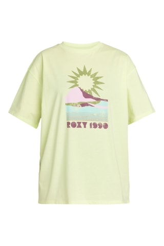 Biologisch Katoenen T-shirt relaxed - Groen - Roxy