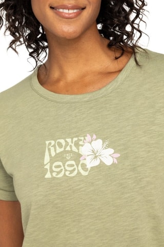 T-shirt regular - Gemêleerd Groen - Roxy