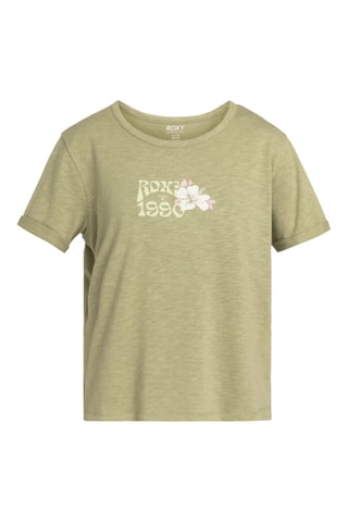 T-shirt regular - Gemêleerd Groen - Roxy