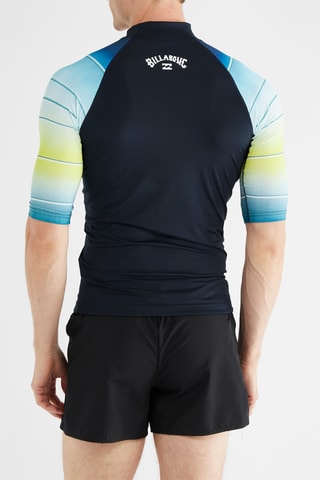 T-shirt de surf - Bleu marine et jaune - Billabong