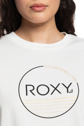 Biologisch Katoenen T-shirt Loose - Wit - Roxy