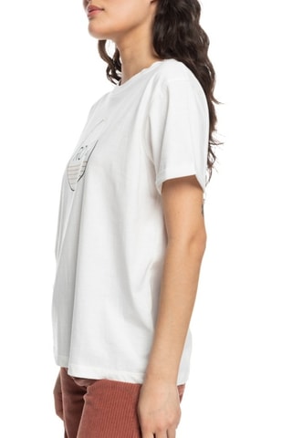 Biologisch Katoenen T-shirt Loose - Wit - Roxy