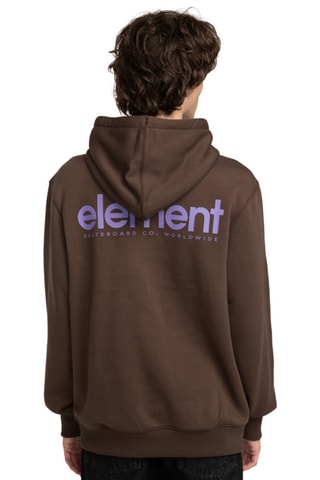 Sweater Regular Fit met Capuchon Element - Bruin