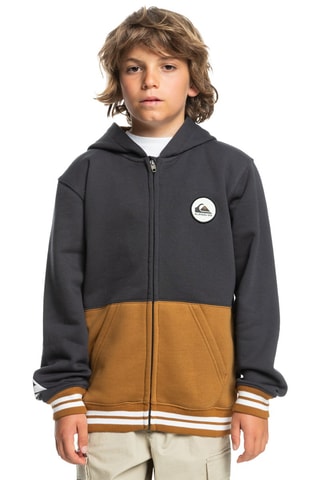 Sweat polaire en coton biologique - Noir - Quiksilver