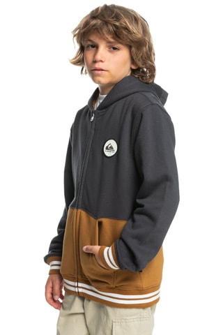 Sweat polaire en coton biologique - Noir - Quiksilver