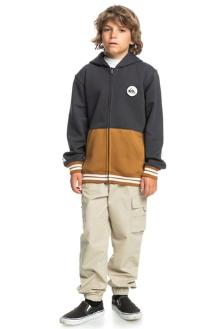 Sweat polaire en coton biologique - Noir - Quiksilver