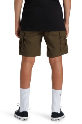 Short en coton biologique - Marron - Quiksilver