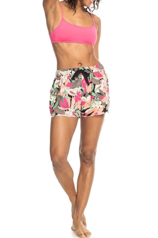 Strandshort - Zwart en fuchsia - Roxy
