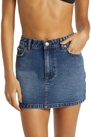 Minijupe en jean - Bleu - Billabong