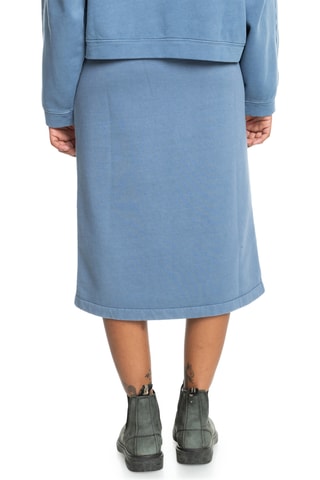 Jupe droite polaire en coton biologique taille haute - Indigo - Quiksilver